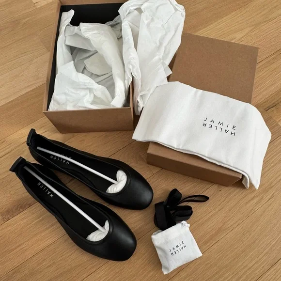 Jamie Haller Point Ballet black 38 NIB - Picture 4 of 6